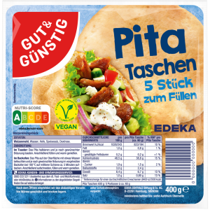 GUT&GÜNSTIG 5 Pita 400g