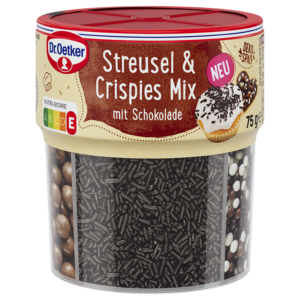 Dr.Oetker Streusel & Crispies Mix mit Schoko 75g
