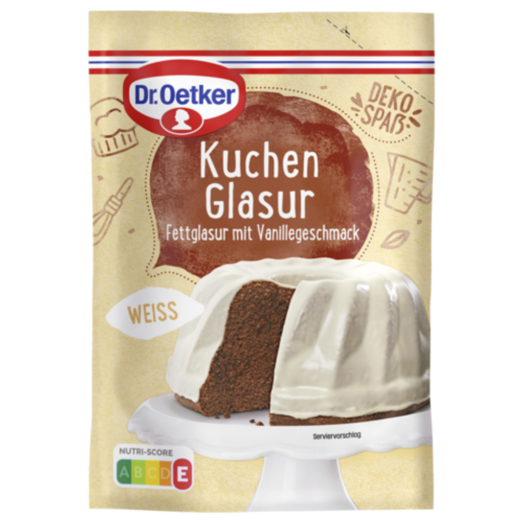 Dr.Oetker Kuchenglasur weiß 150g