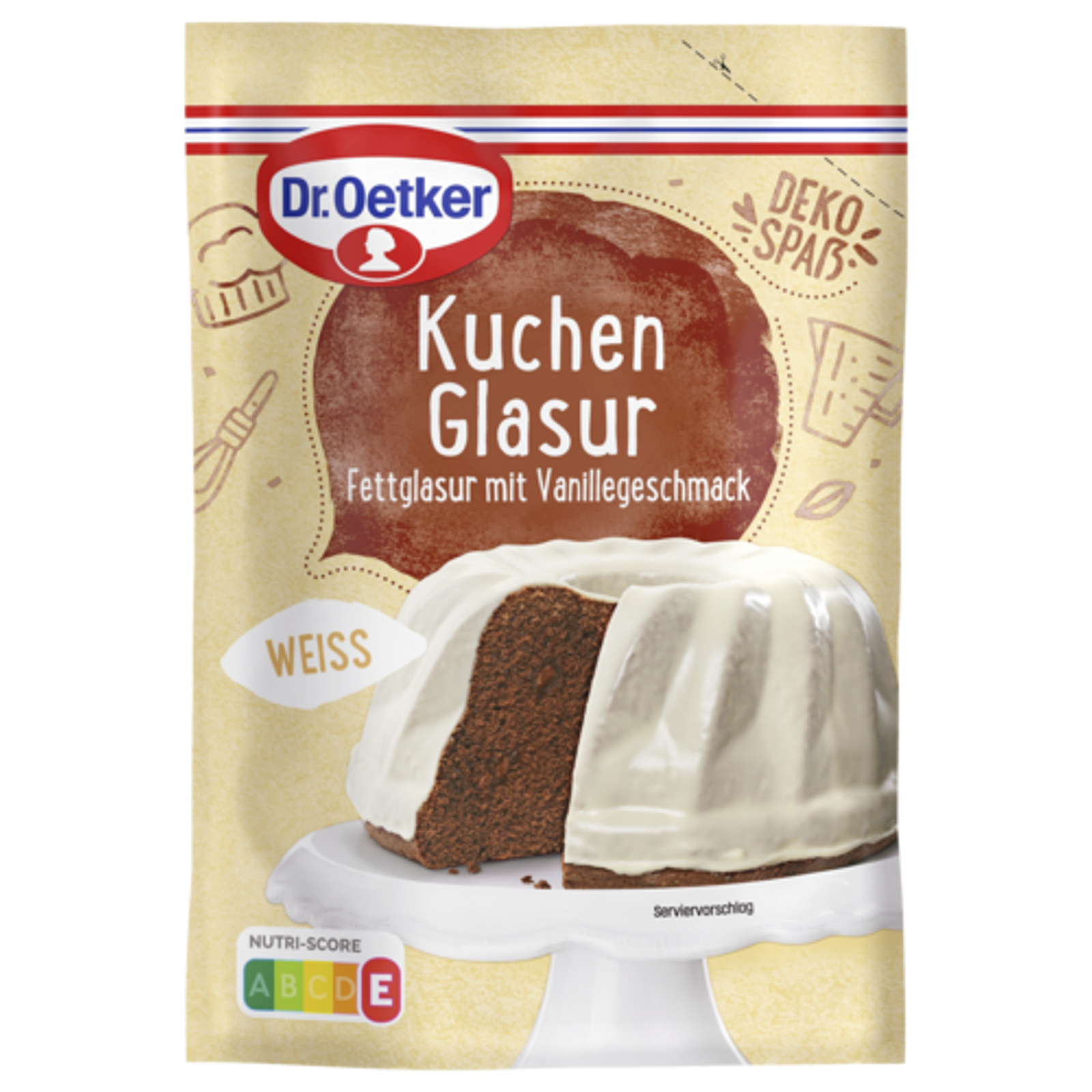Dr.Oetker Kuchenglasur weiß 150g