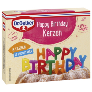 Dr.Oetker Happy Birthday Kerzen 13ST