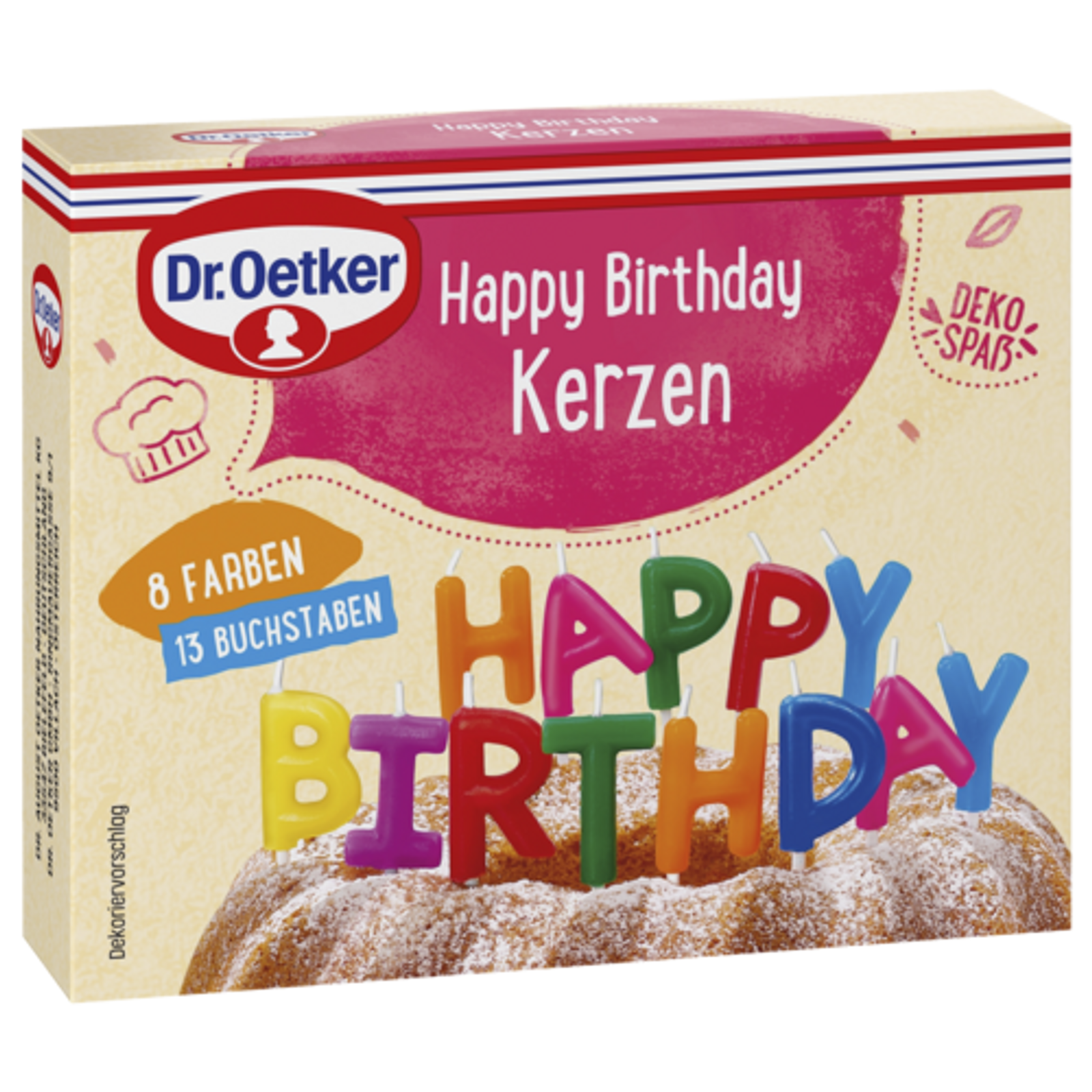 Dr.Oetker Happy Birthday Kerzen 13ST