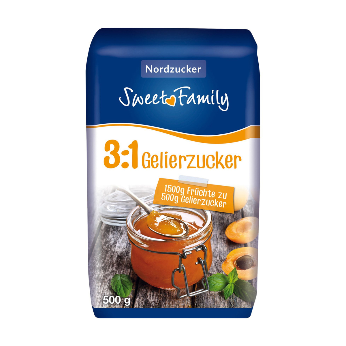 Sweet Family Nordzucker Gelierzucker 3:1 500g