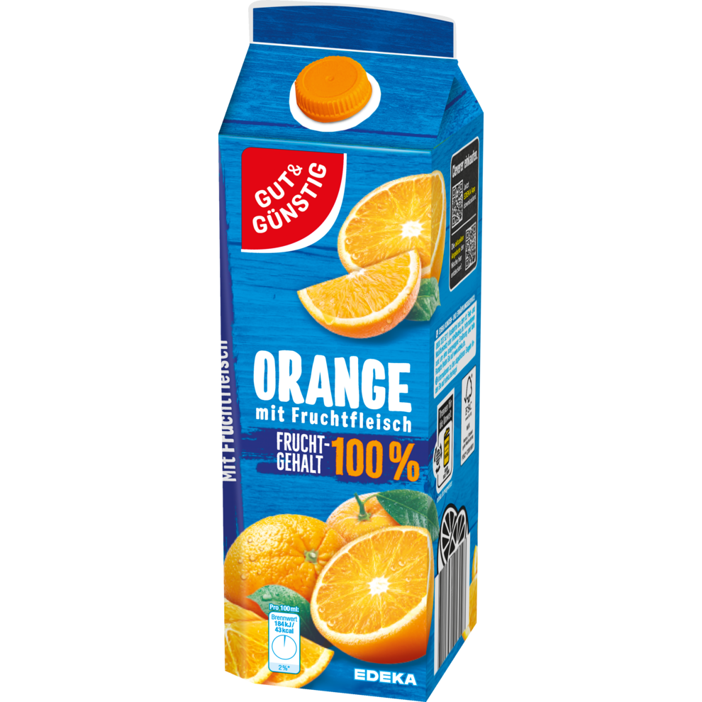 GUT&GÜNSTIG Orangensaft mit Fruchtfleisch 1l