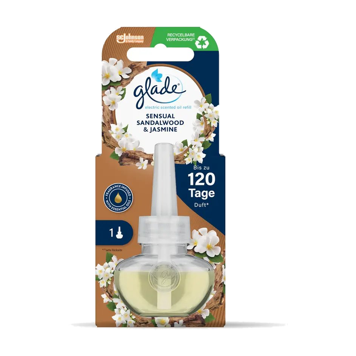 Glade Electric Scented Oil Duftstecker Sensual Sandalwood&Jasmine NF 20ml