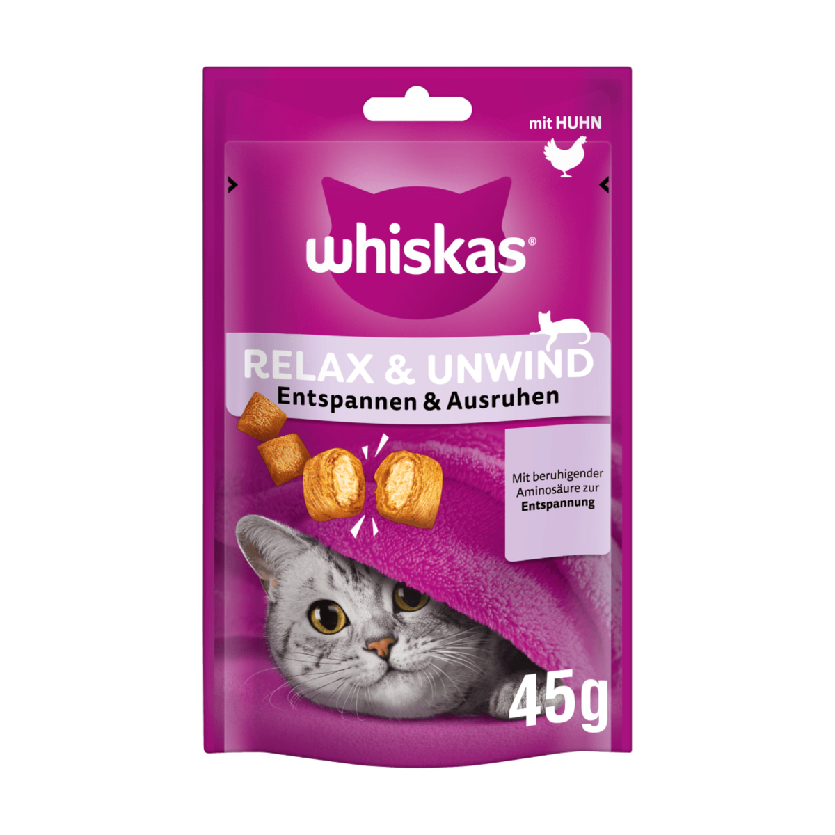 Whiskas Relax & Unwind mit Huhn 45g