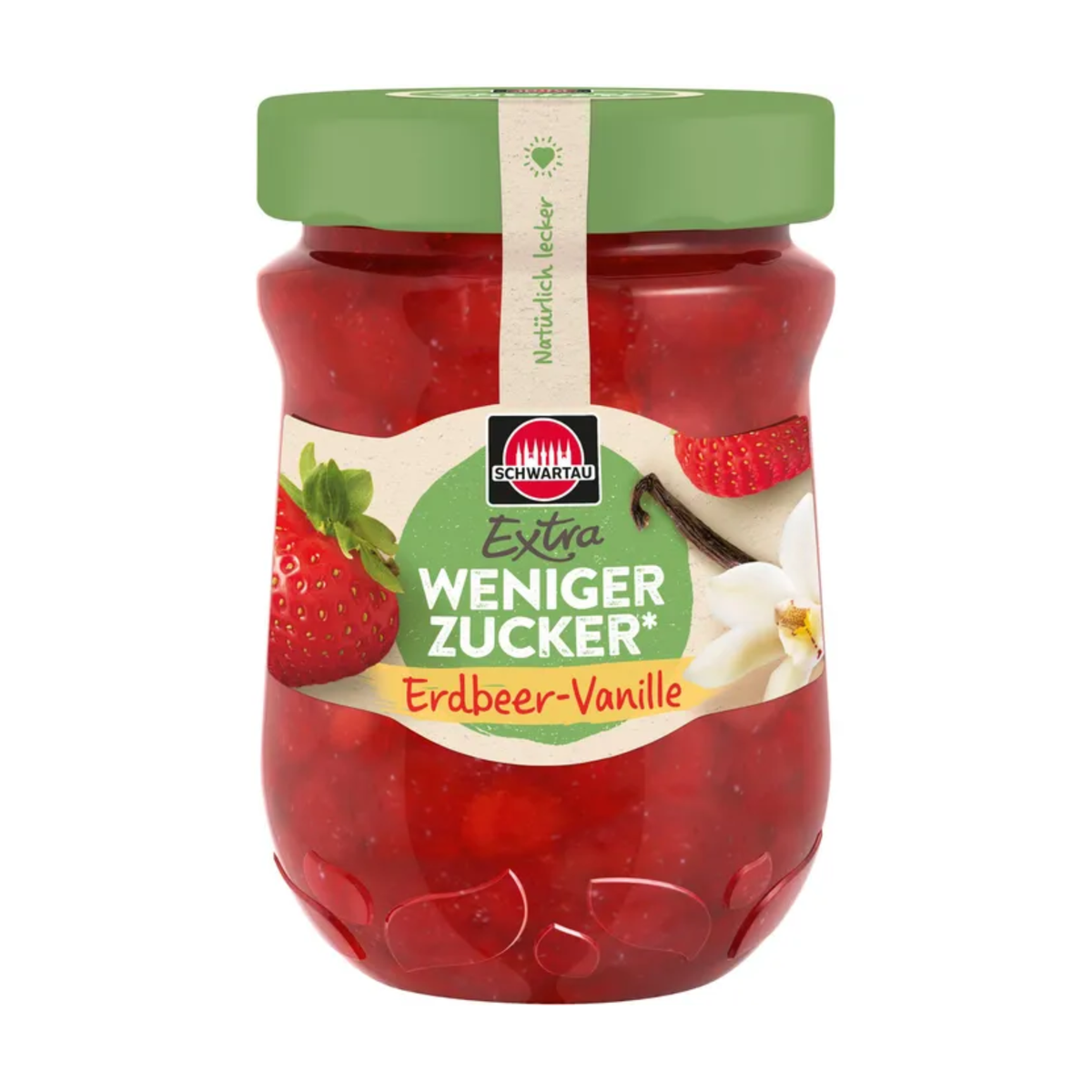 Schwartau Weniger Zucker Erdbeere-Vanille 300g