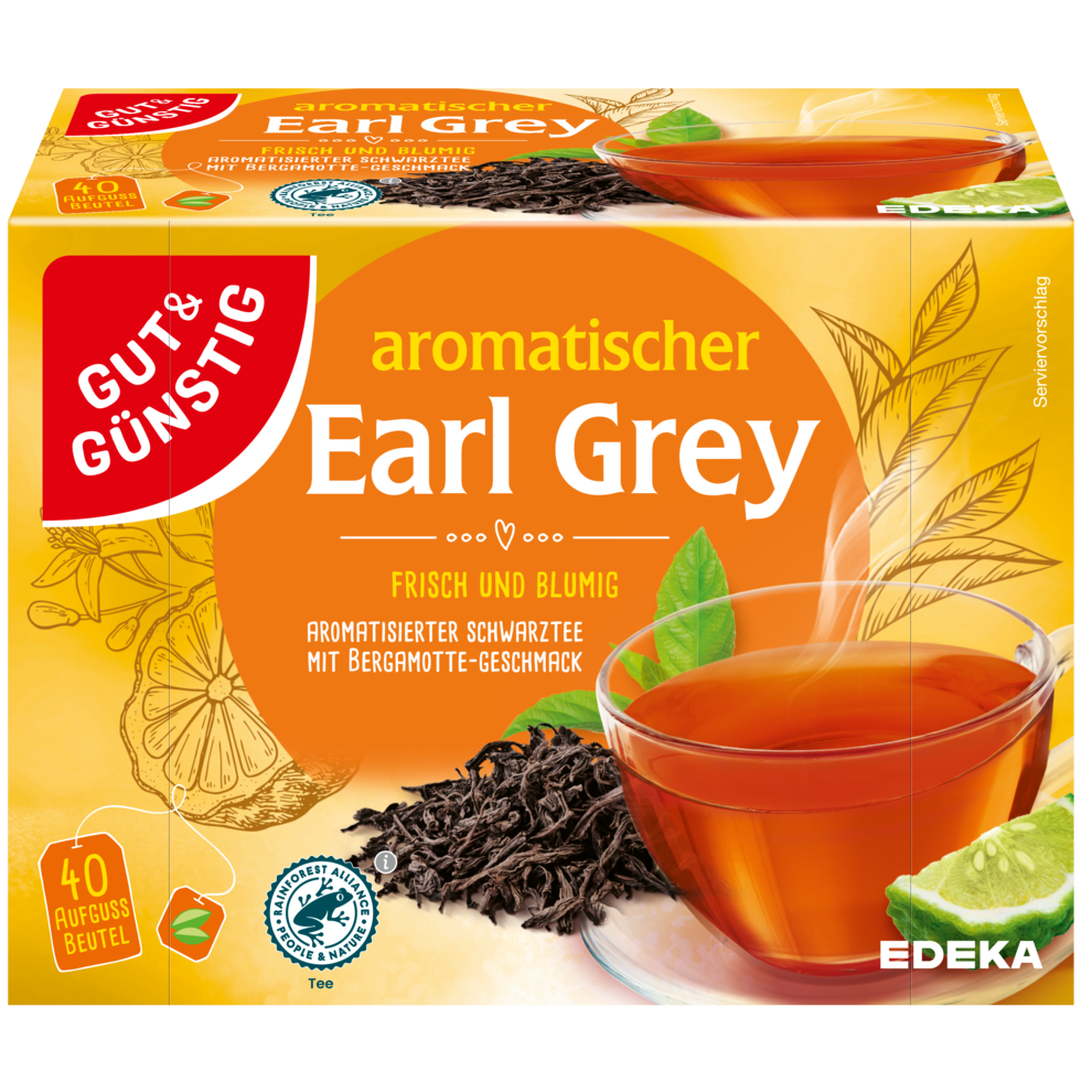 GUT&GÜNSTIG Earl Grey Tee 40ST 70g
