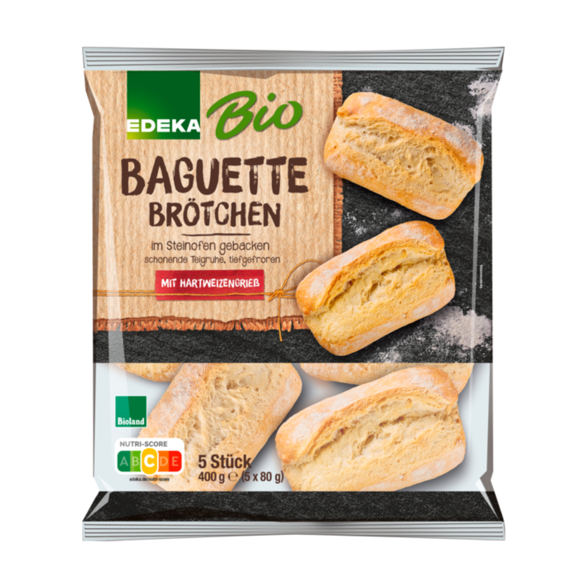 Bio EDEKA Rusti Baguettebrötchen 5x80g