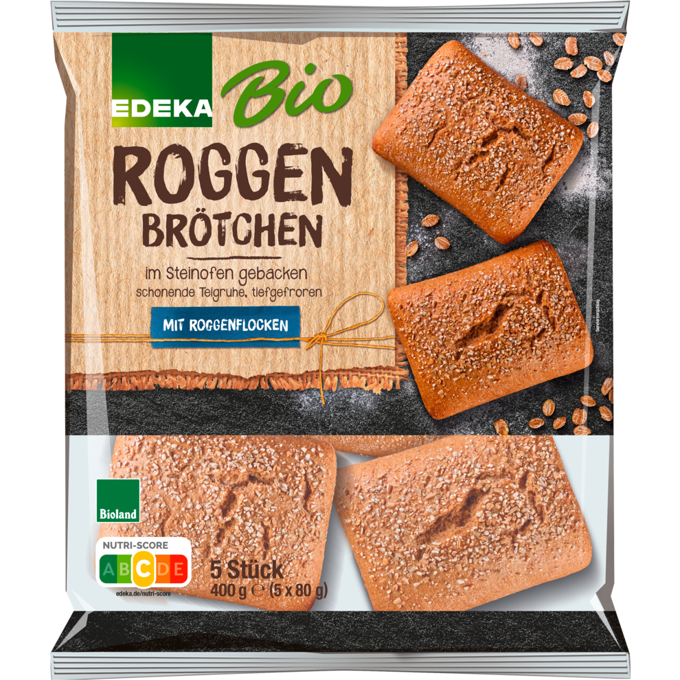 Bio EDEKA Roggenbrötchen 5x80g