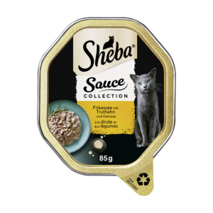 Sheba Sauce Collection Frikassee mit Truthahn und Gemüse 85g
