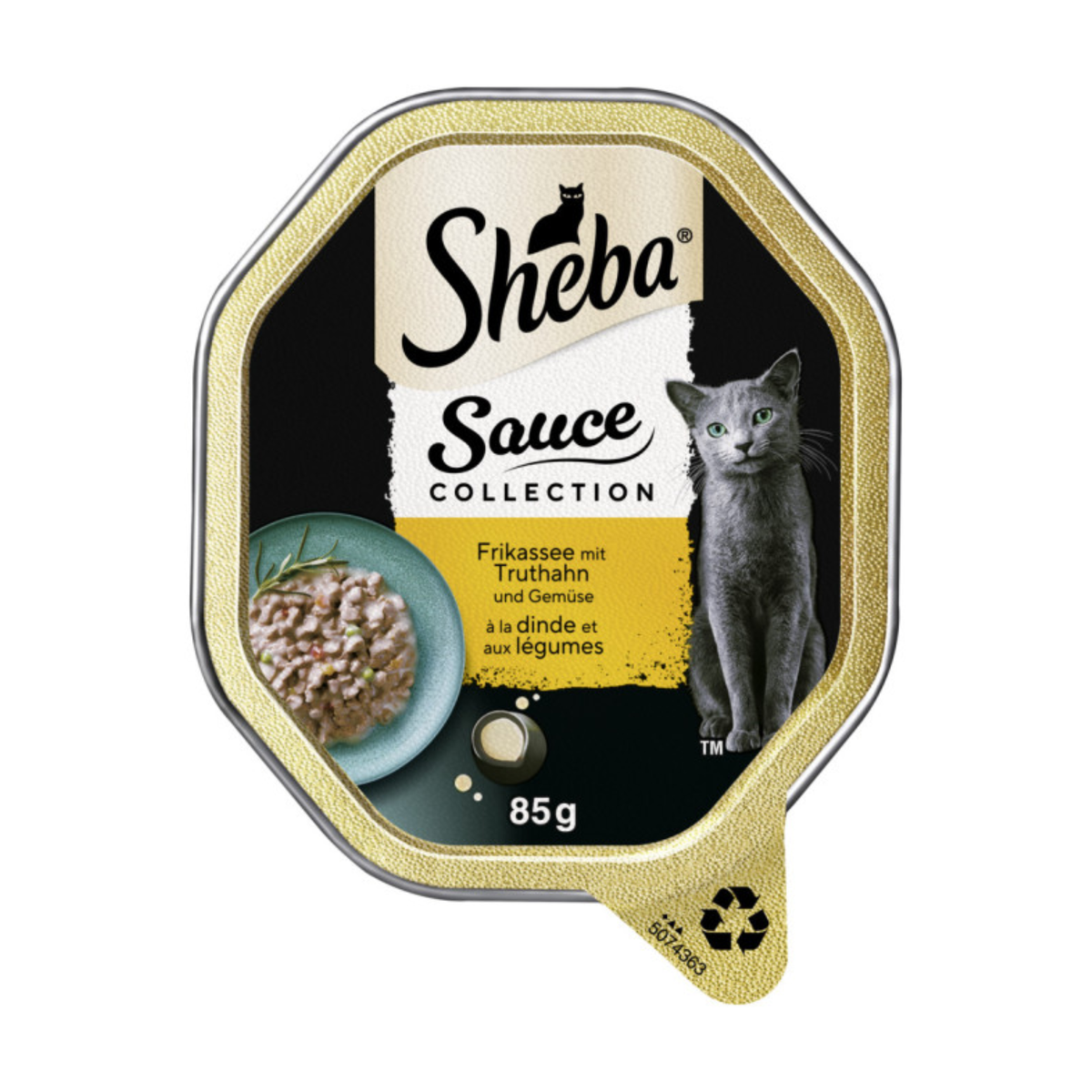 Sheba Sauce Collection Frikassee mit Truthahn und Gemüse 85g