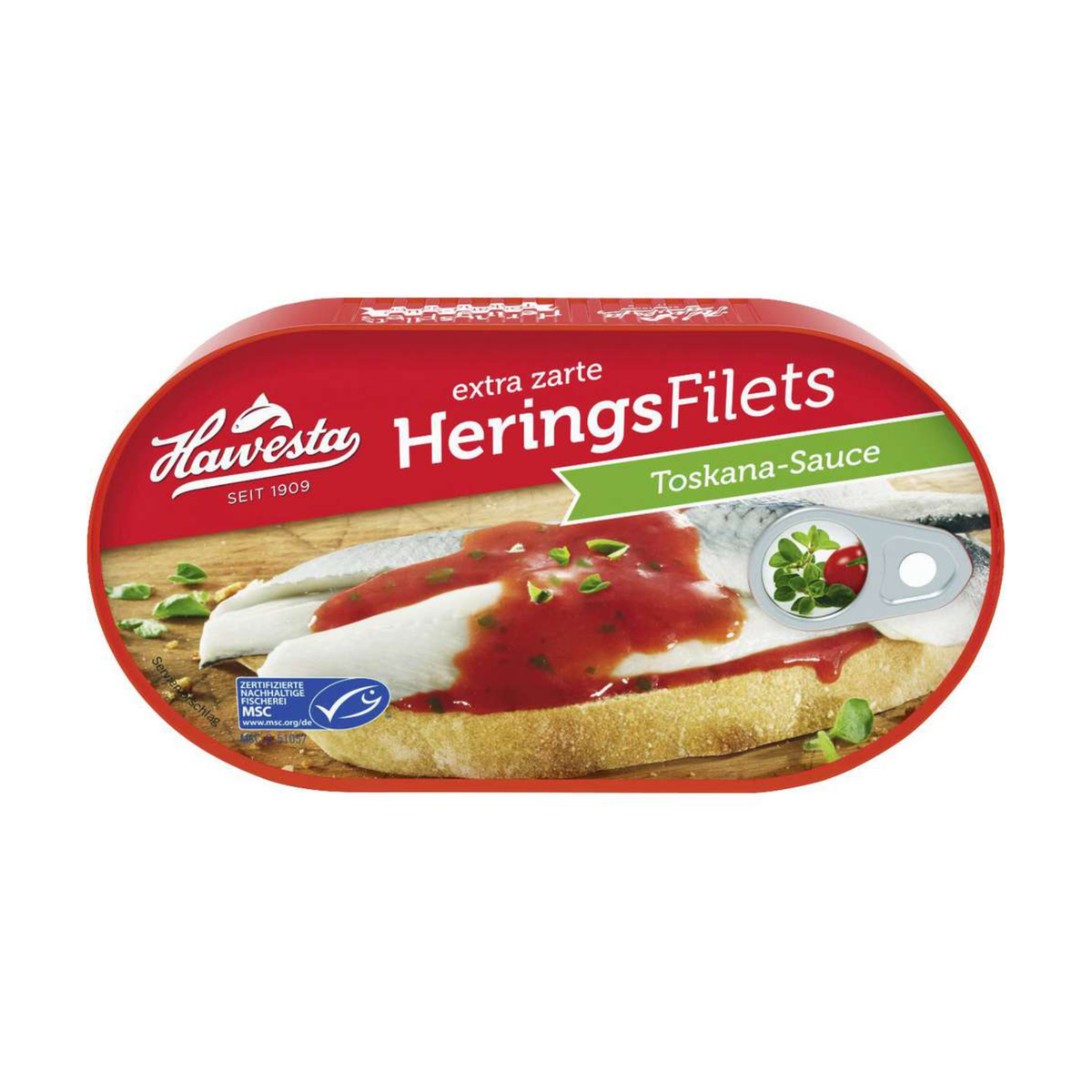 MSC Hawesta Heringsfilets Toskana 200g