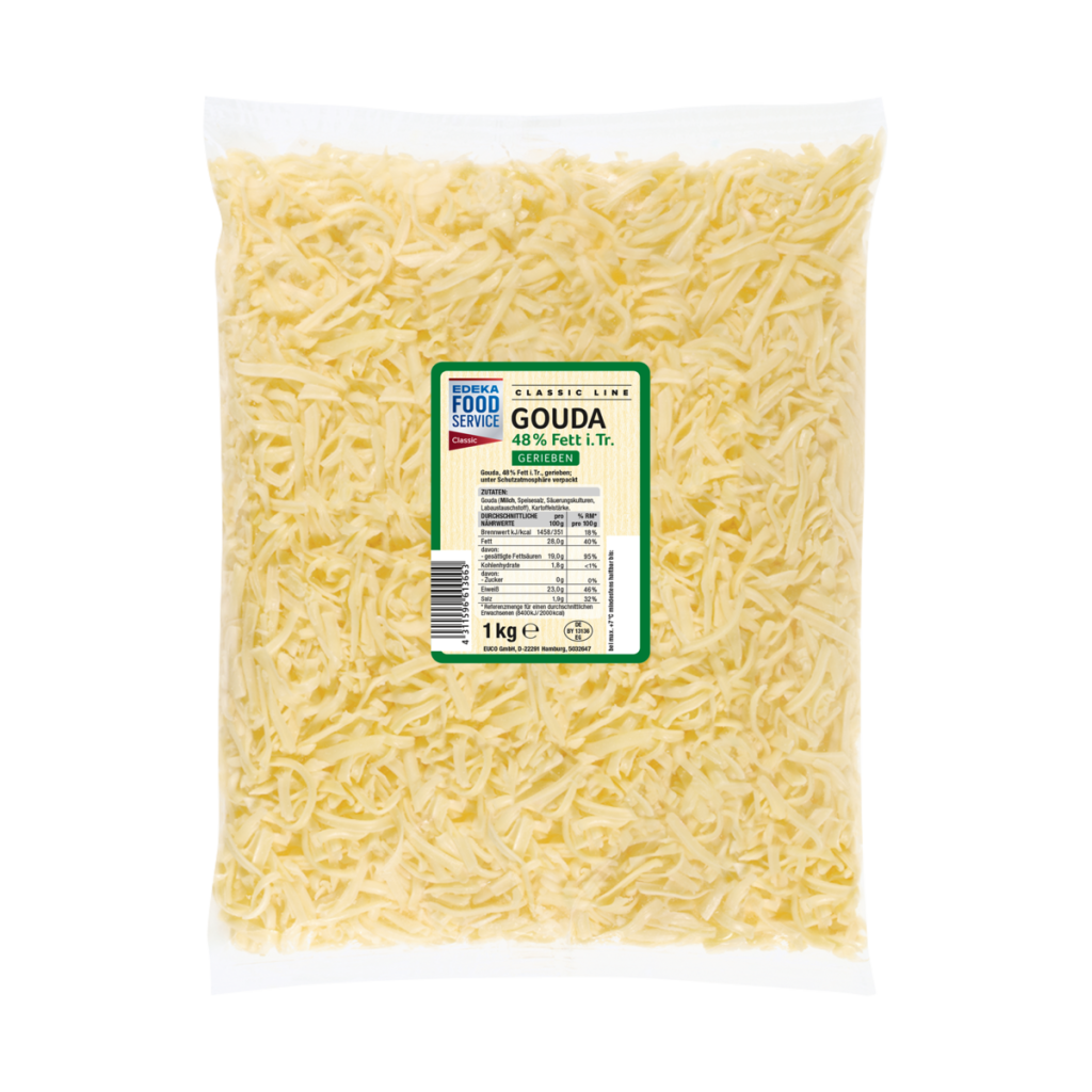 FFP Gouda gerieben 48% Vollfettstufe 1kg