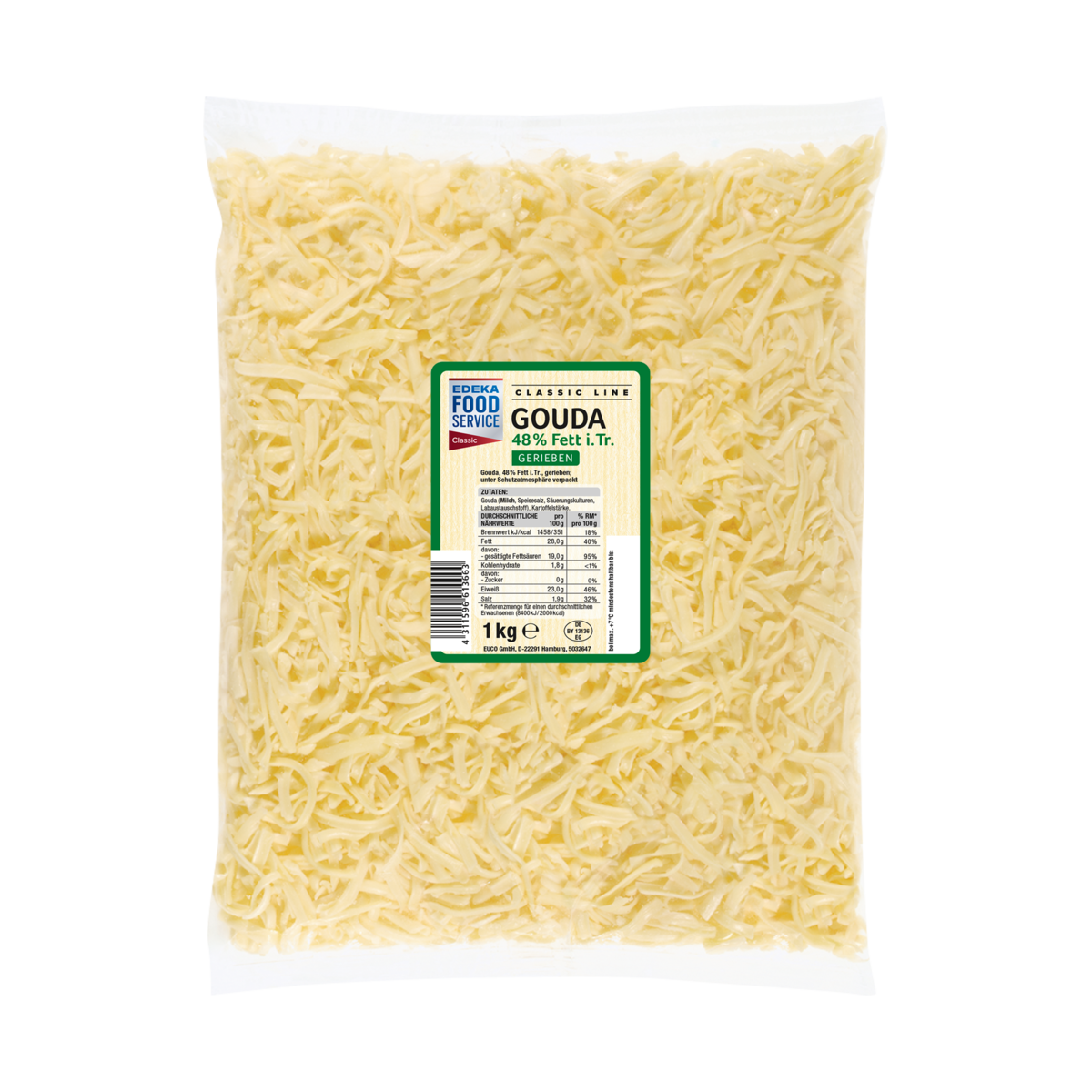 FFP Gouda gerieben 48% Vollfettstufe 1kg