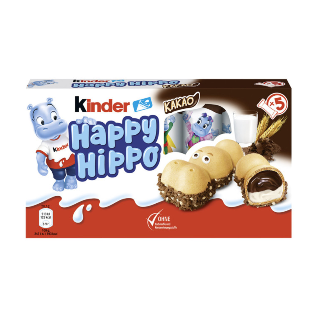 Ferrero Kinder Happy Hippo Cacao 103g