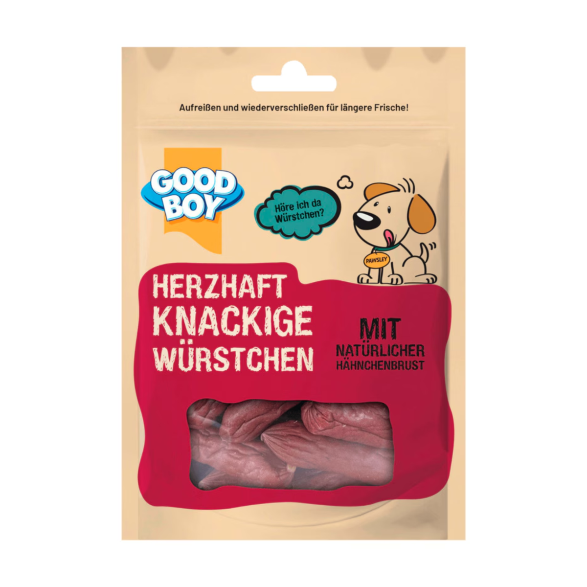 Good Boy knackige Würstchen 75g