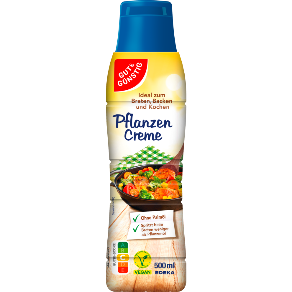 GUT&GÜNSTIG Pflanzencreme 500ml