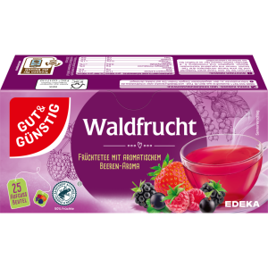 GUT&GÜNSTIG Waldfrucht Tee 25ST 75g