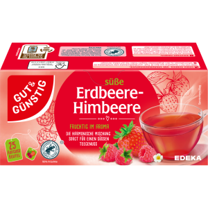 GUT&GÜNSTIG Клубника малина чай 25ST 75g