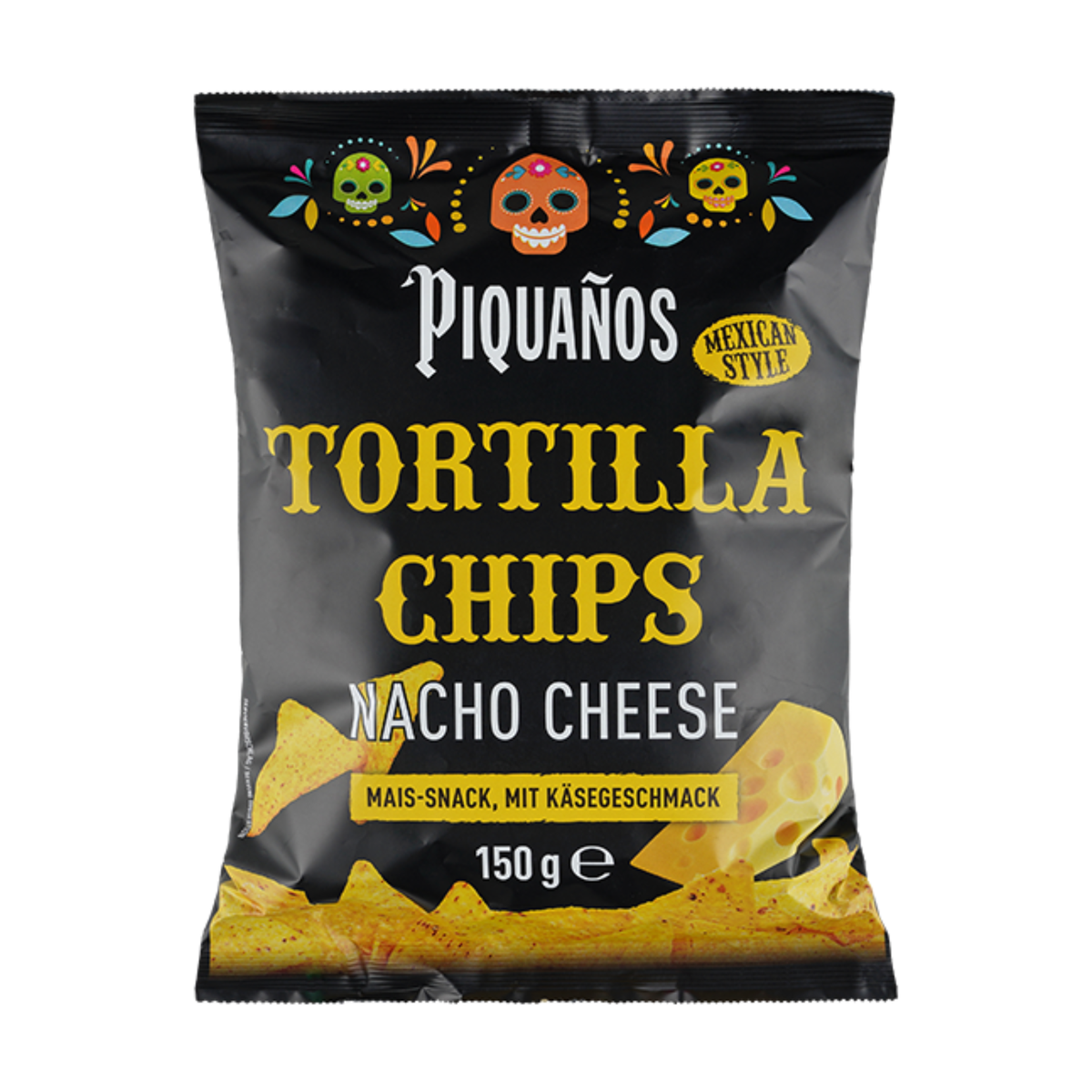 Piquanos Tortilla Chips Cheese 150g