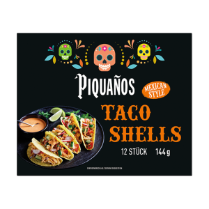 Piquanos Taco Shells 12x12g