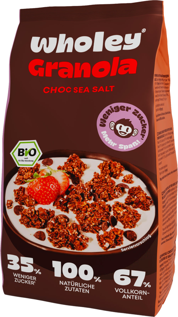 Bio Wholey Granola Choc Sea Salt 300g