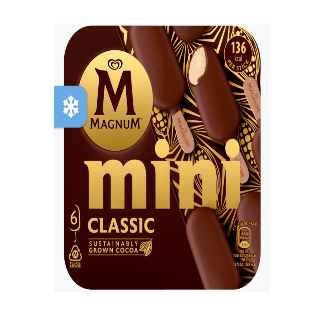Langnese Magnum Mini Classic 6x55ml