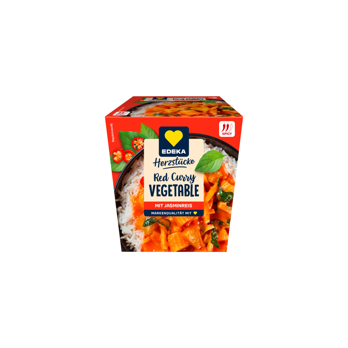 EDEKA Herzstücke Red Curry Gemüse mit Jasmin Reis 350g