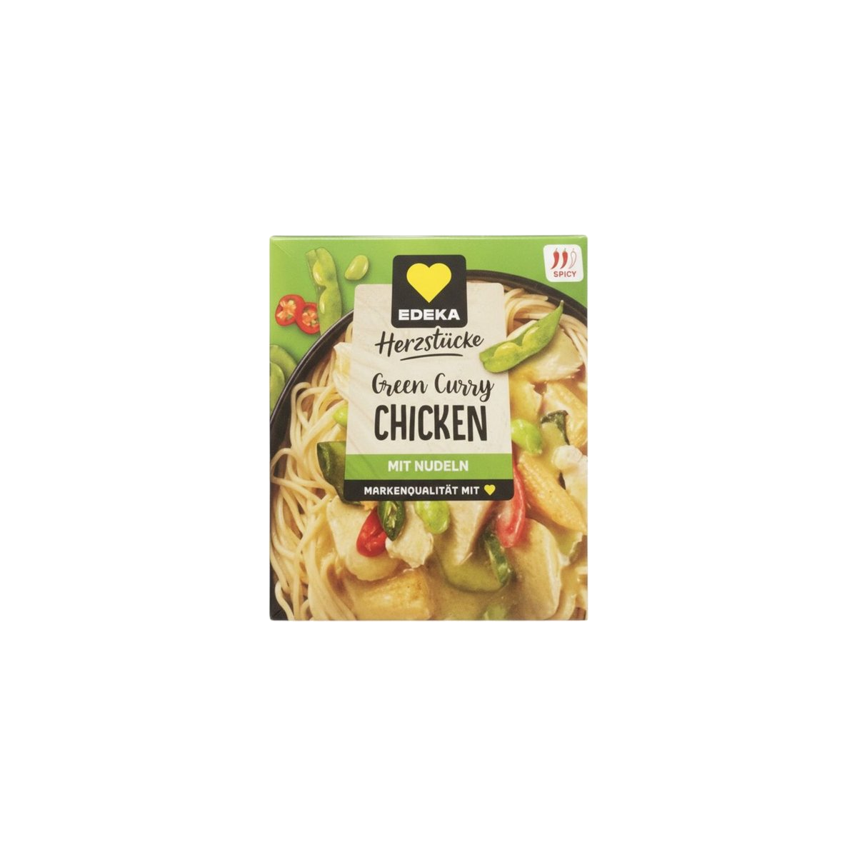 EDEKA Herzstücke Green Curry Hühnchen mit Nudeln 320g