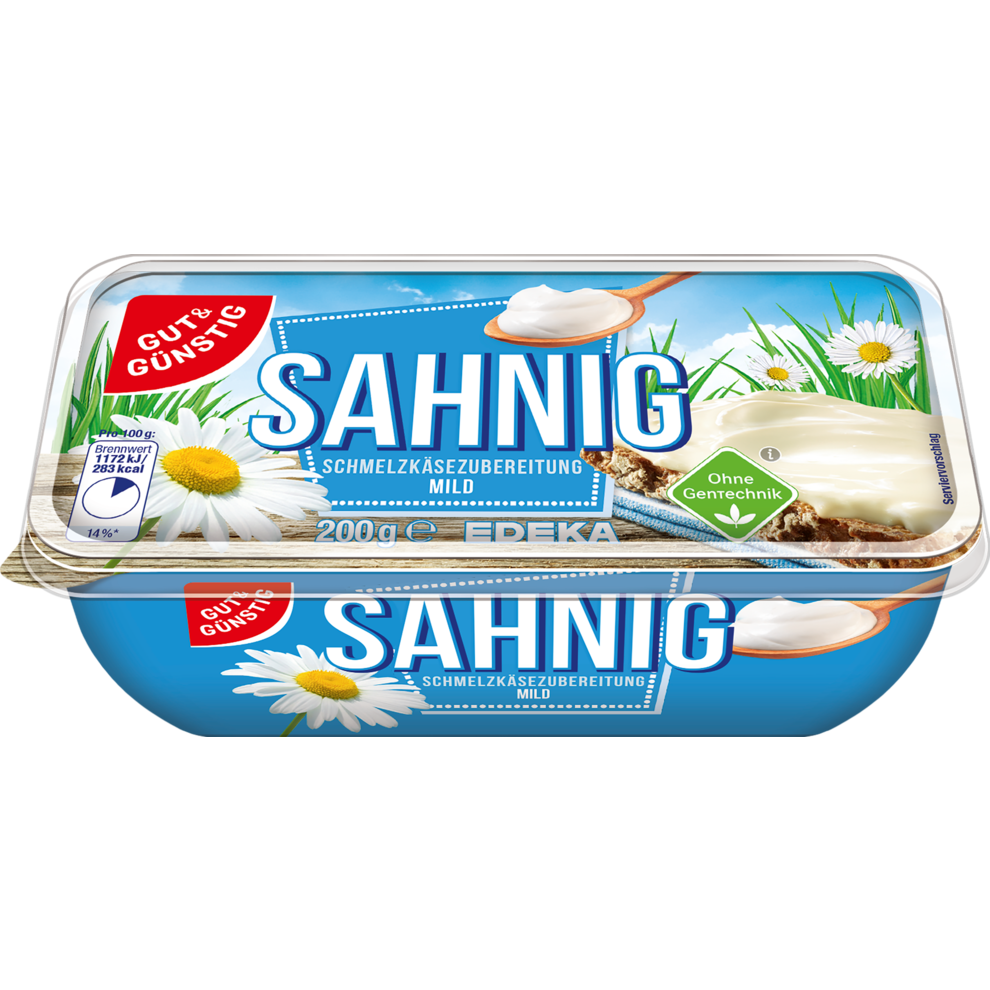 GUT&GÜNSTIG Schmelzkäse-Schale 50% Sahnig 200g VLOG