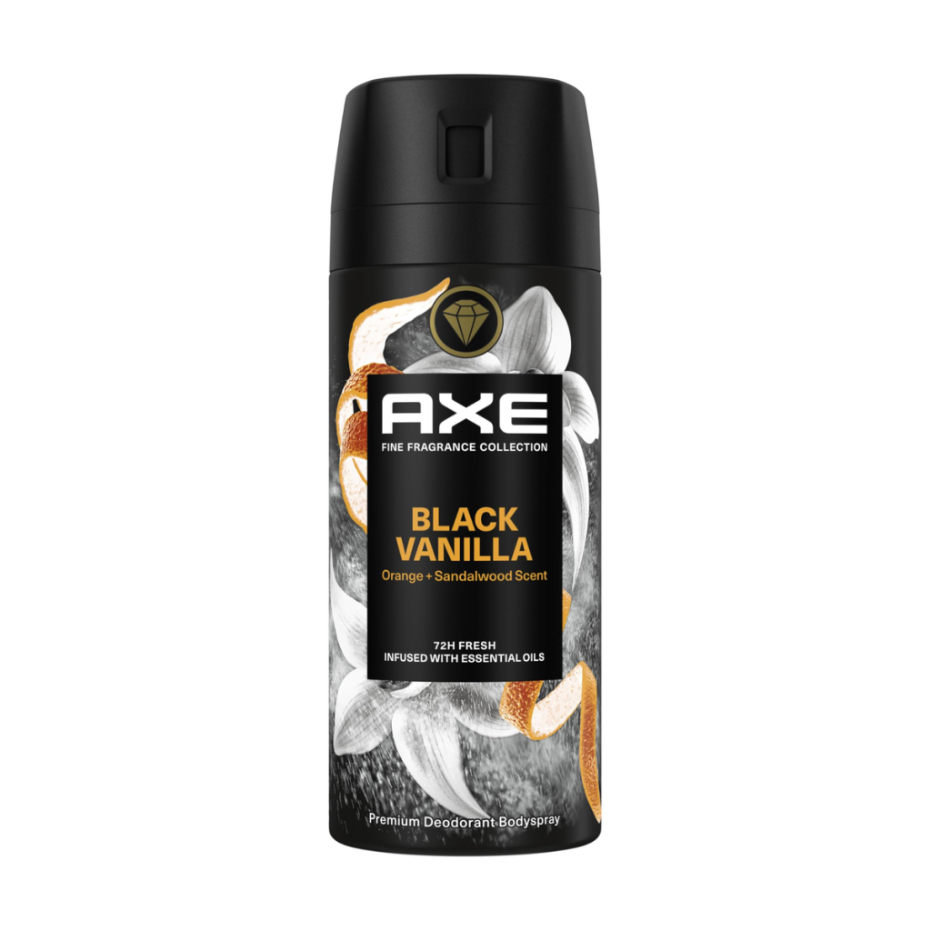 Axe Deo Bodyspray Premium Black Vanilla ohne Aluminiumsalze 150ml