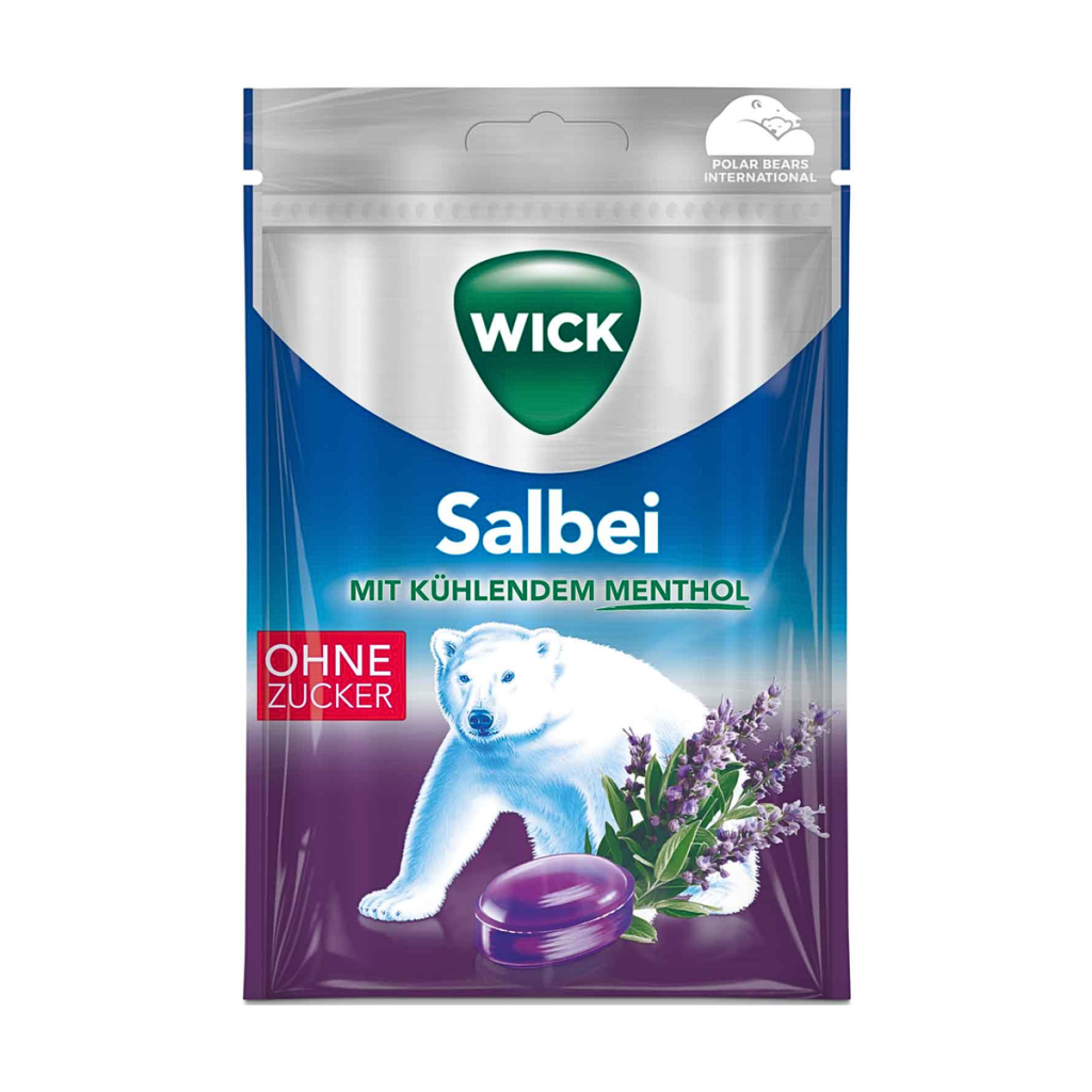 Wick Salbei ohne Zucker 72g