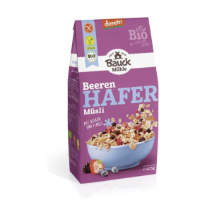 Demeter Bauck Mühle Hafer Müsli Beeren glutenfrei 425g