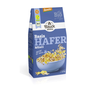 Demeter Bauckhof Hafer Müsli Basis ungesüßt glutenfrei 425g