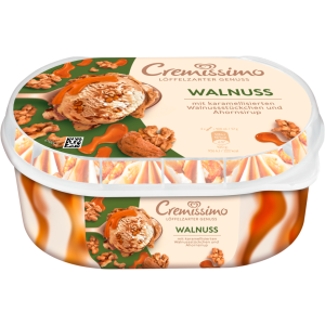 Langnese Cremissimo Walnuss Eis 825ml
