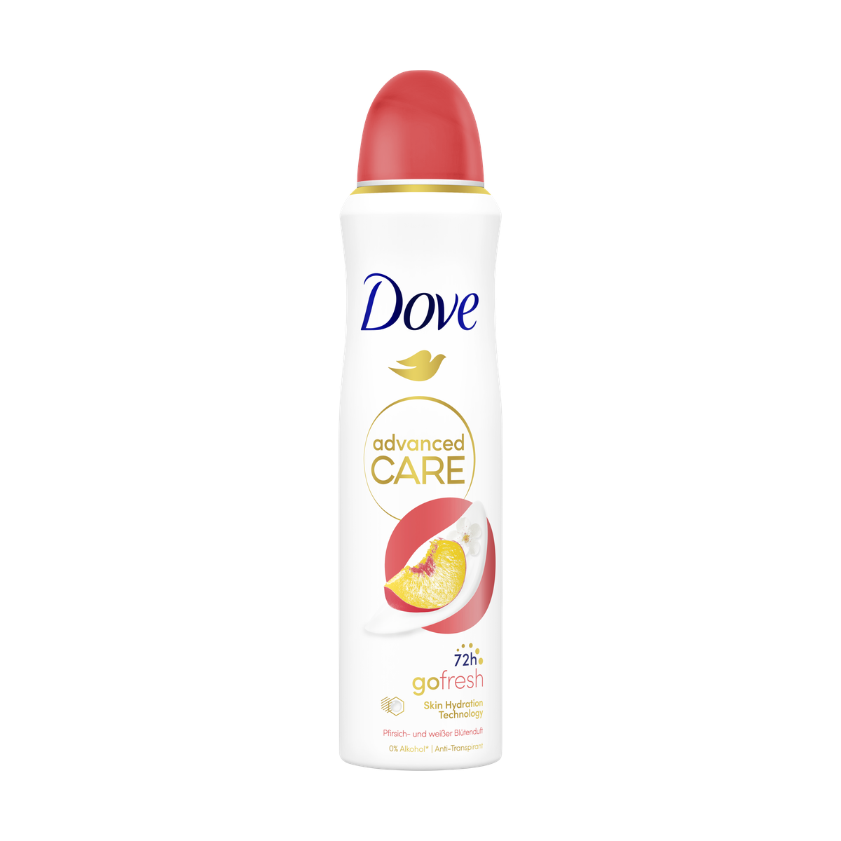 Dove Advanced Care Antitranspirant Spray go fresh Pfirsich- und weiße Blütenduft 150ml