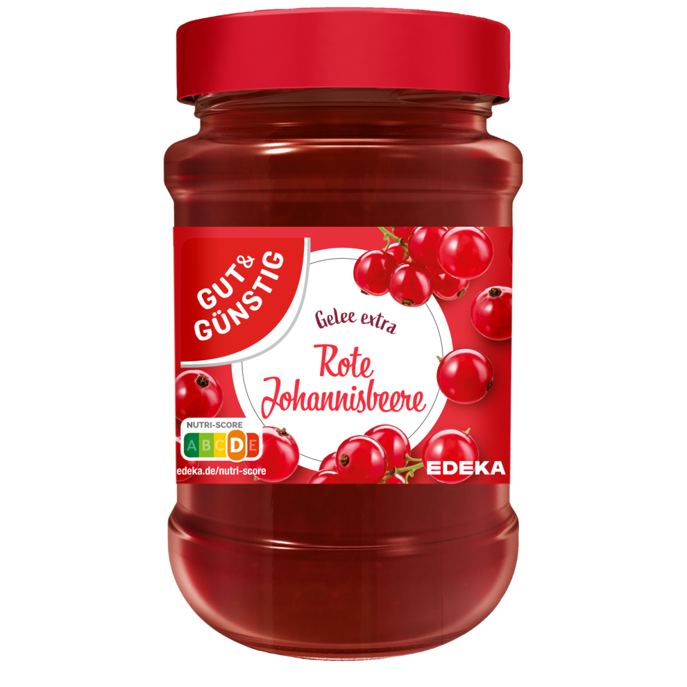 GUT&GÜNSTIG Rotes Johannisbeer Gelee extra 450g