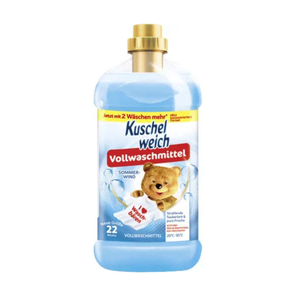 Kuschelweich Vollwaschmittel Sommerwind flüssig 22WL 1,1l