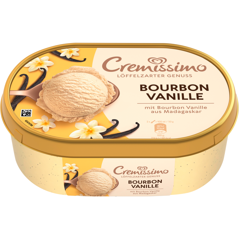 Langnese Cremissimo Bourbon Vanille Eis 900ml