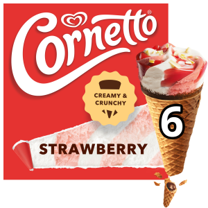 Langnese Cornetto Erdbeer 6x90ml