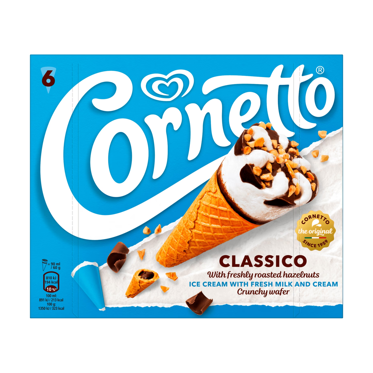 Langnese Cornetto Classico 6x90ml