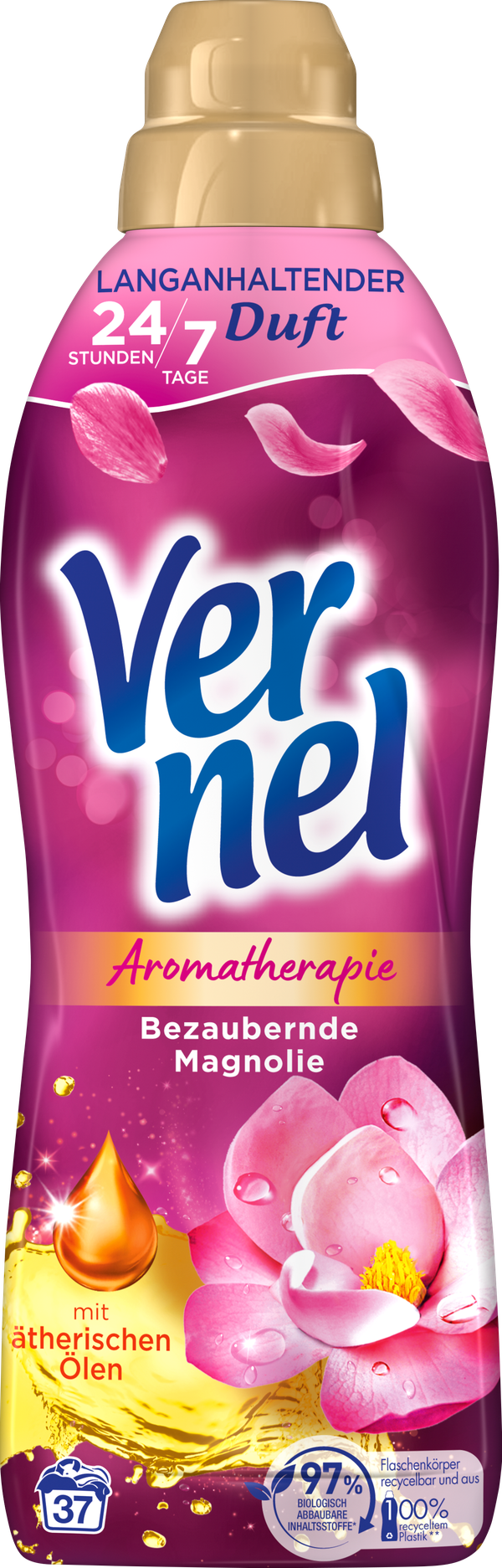 Vernel Weichspüler Aromatherapie Bezaubernde Magnolie 37WL 814ml