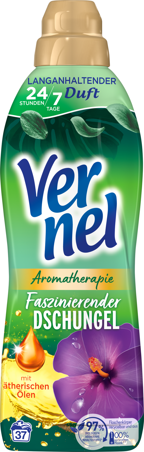 Vernel Weichspüler Aromatherapie Faszinierender Dschungel 37WL 814ml
