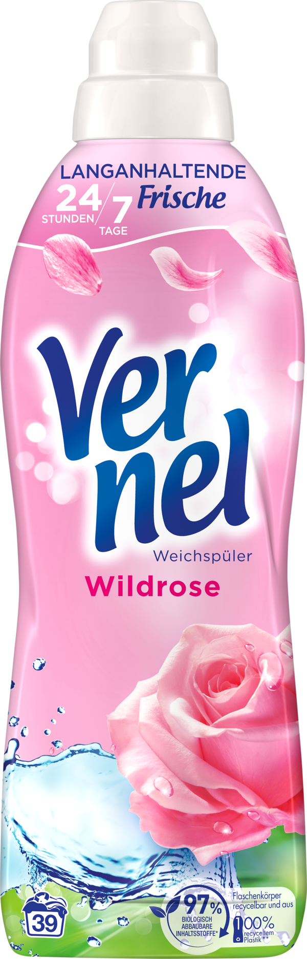 Vernel Weichspüler Wildrose 39WL 858ml