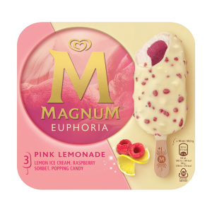 Langnese Magnum Euphoria Pink Lemonade 3x90ml