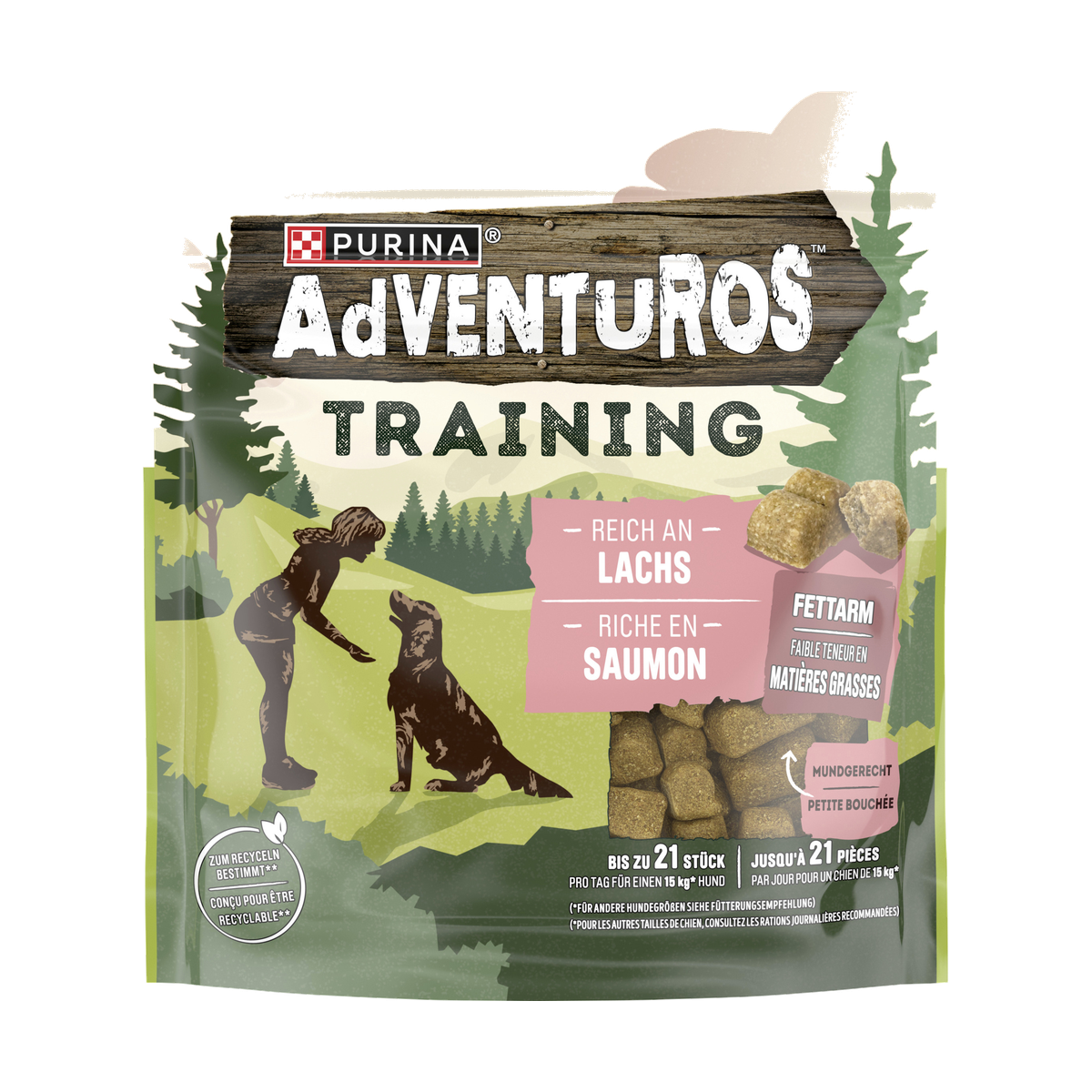 Adventuros Training Treat reich an Lachs 115g