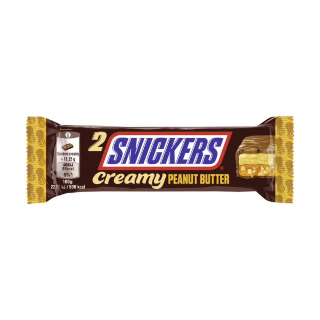 Snickers Duo Creamy Peanut Butter 2x18,25g