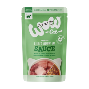 WOW Для кошек курица, соус 85g