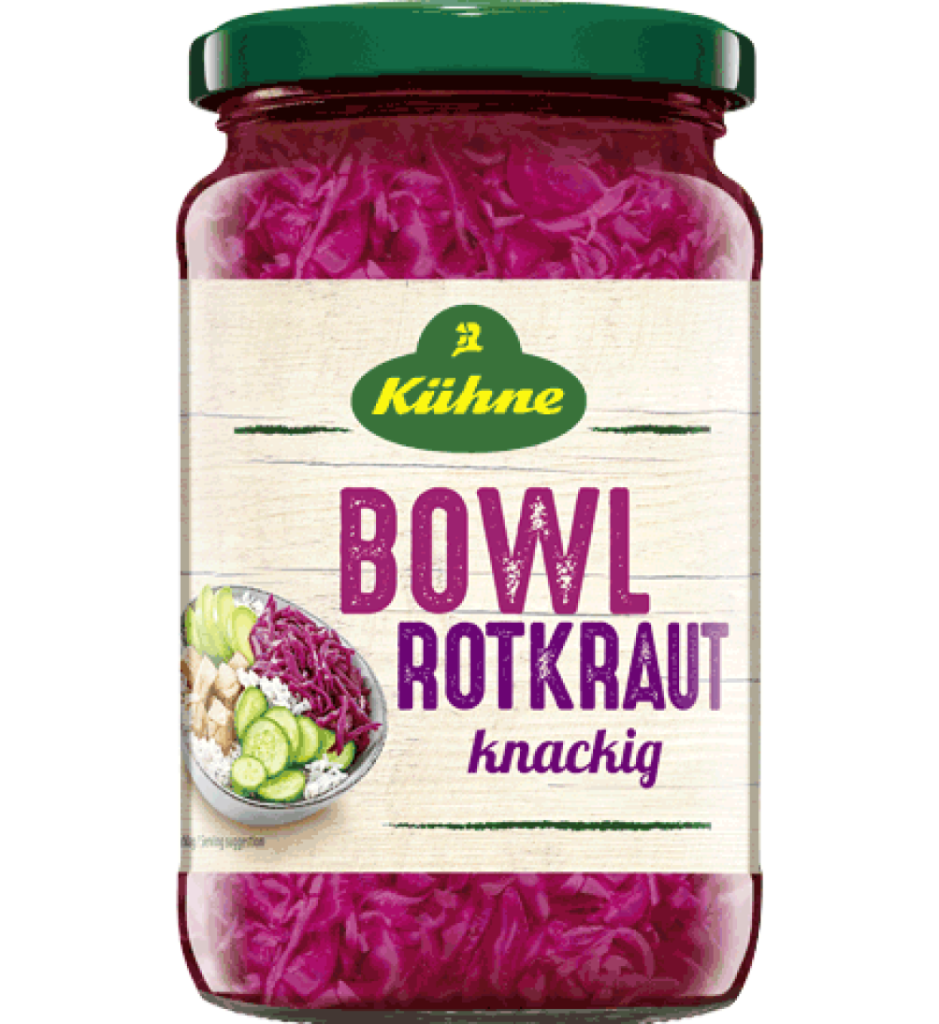 Kühne Bowl Rotkraut 330g